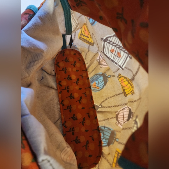 Fossil Vintage Birdcage Key-per Keyper Coated Canvas - Picture 3 of 13